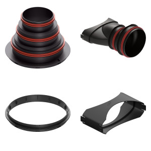 Raccords et coupleurs pour caissons de répartition Aria Connect HEATPEX
