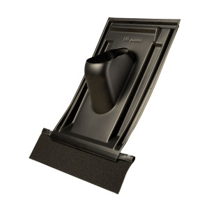 Solin de toiture noir 35° à 55° D160 mm Ubiflex 888097 UBBINK