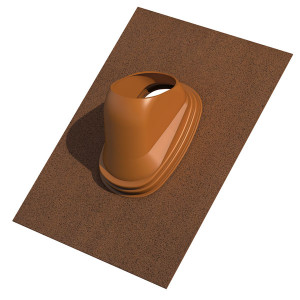Solin de toiture ocre 25° à 45° D160 mm Ubiflex 888093 UBBINK