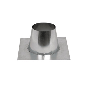 Solin de toiture plat 0 à 10° inox D110/160mm 190231 UBBINK