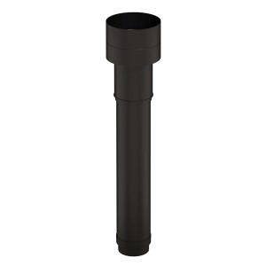 Sortie de toit noir diamètre 160 mm isolé Ventub 169850 UBBINK