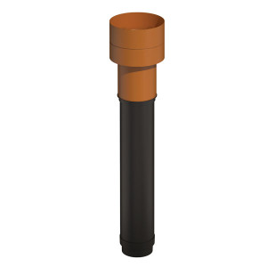 Sortie de toit ocre diamètre 166-125 mm isolé Ventub 888148 UBBINK
