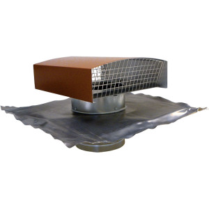Sortie de toiture rouge diamètre 150mm Ubiflu 9 900211 UBBINK