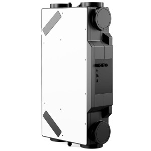 VMC double flux à échangeur thermique GENIUS 450 avec pré-chauffage, servitude gauche GENIUS450GPC VMC Double flux Ekkoair
