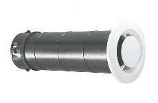 Bouche Extraction Plastique Ronde ⌀80 Manchon Dalle 