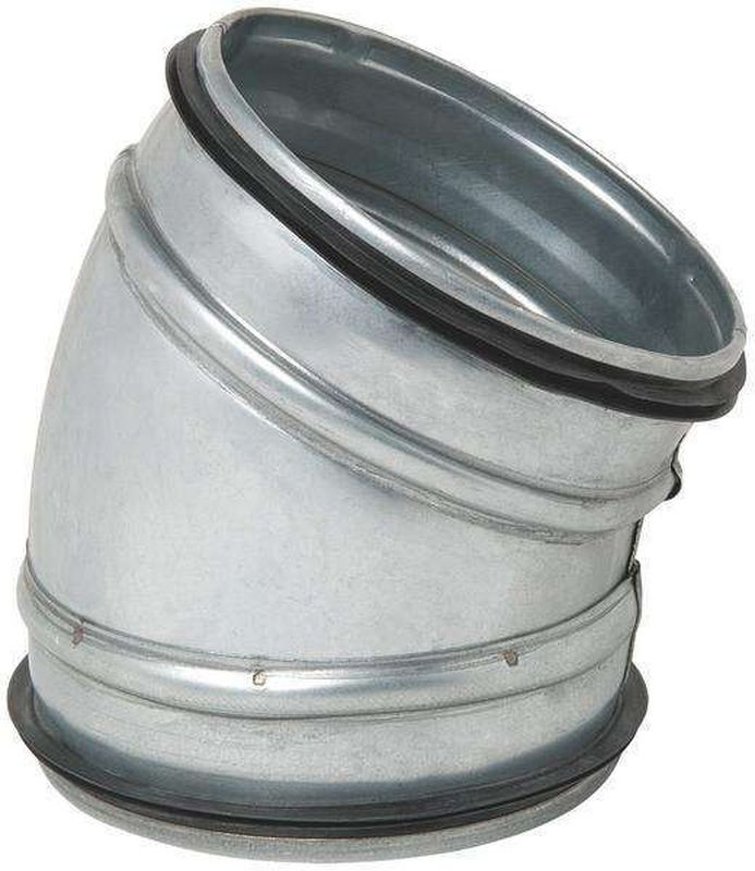 Coude 30° galva diamètre 125 mm - C 30° ⌀125 + joint - ALDES - 11098135 - 3542280981350