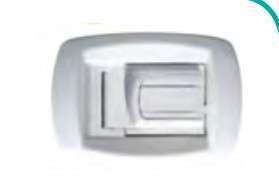 Prise rectangulaire sécu aspiration centralisée 