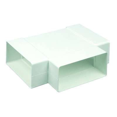 Té 90° horizontal rectangulaire 55x110 plastique 
