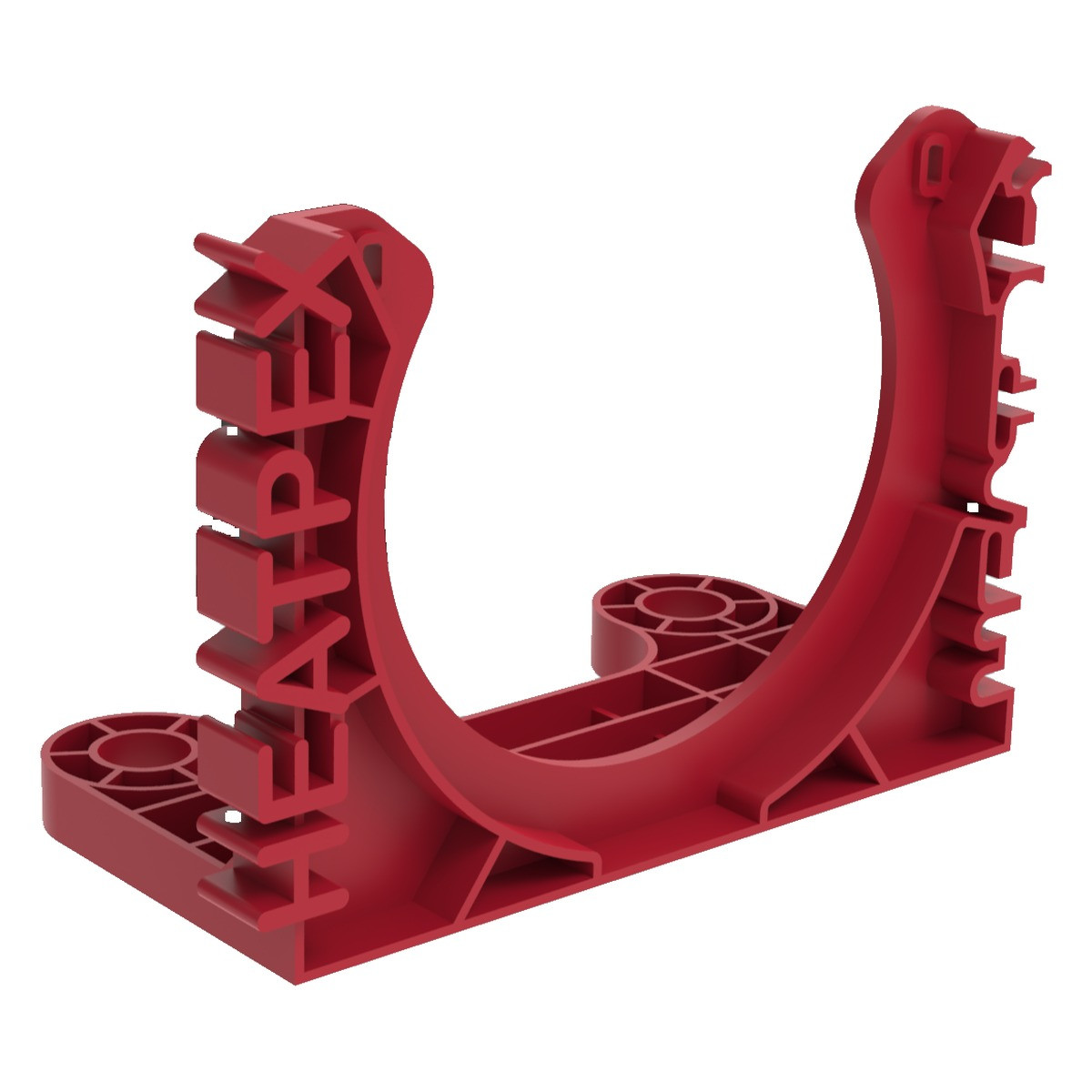 Aria Connect Collier de fixation rouge pour conduit D75 mm (lot de 10) 52012501000W HEATPEX