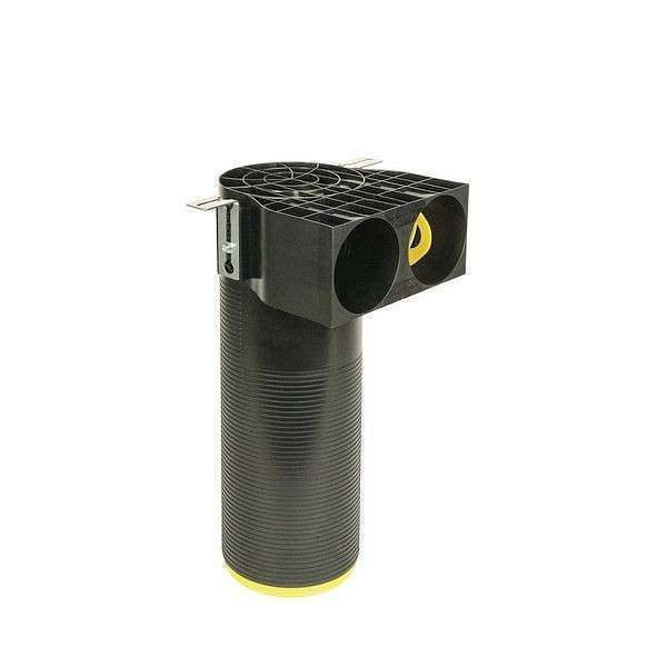 Profi-air classic FRAENKISCHE  Sortie 90° pour bouche d'aération 2 x Ø 75 mm - DN 125 78375381
