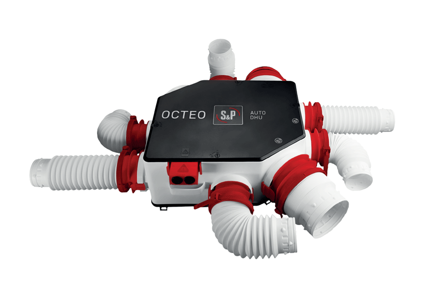 VMC simple flux autoréglable - OCTEO AUTO DHU N - S&P UNELVENT - 607300 - 8445325051290