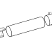 Tube D100 mm long. 500 mm