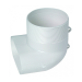 Coude vertical 90° pour bouche ⌀80mm