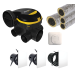 KIT EASYHOME AUTO + COLORLINE avec interrupteur 2 positions pour grande vitesse cuisine et gaines