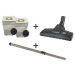 Pack 2 sacs aspirateur + Brosse tous sols pour aspiration centralisée + Bras métallique télescopique acier chromé Aspiration centralisée + Poignée de commande pour C.Booster / C.Cleaner ALDES C BOOSTER C CLEANER 11070084+11070337+11070083+11071099