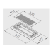 Gille de sol inox 300x100 3878 helios
