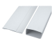 TR PLAT 55 ATLANTIC 1,5m Tube rigide rectangulaire plat 55x110 plastique 460021