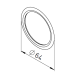 10 Joints toriques pour conduit d'air FRS⌀63