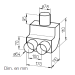 Coude vertical 90° pour conduit FRS⌀63 9341 helios