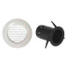 Bouche fixe plastique + manchette trident