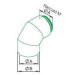Coude 90° ⌀160 + raccord Mâle 