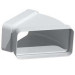 Coude horizontal rectangulaire 45° 55x220 