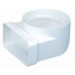 Coude mixte vertical 55x110x100 plastique