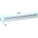 Entretoise acoustique blanc - EHL - ALDES - 11014127 - 3542280141273