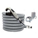 Flexible 9m poignée + recept. radio aspirat.