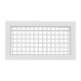 Grille de soufflage Montage mural Couleur blanche GDF 400X200 Atlantic 528036