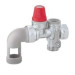 Groupe de sécurité 3/4 NF avec coude pour chauffe-eau horizontal