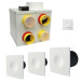 Kit VMC simple flux autoréglable Cubix Design Eoliance Habitat 911721