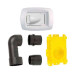Kit prise rectangulaire blanche filaire pour SAPHIR