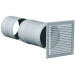 Grille de façade avec manchon télescopique. PAF 125X125 Unelvent 875307