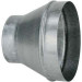 Réduction conique galva D125/80