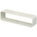 Raccord droit rectangulaire 55x220 plastique 