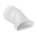Raccord mixte droit ovale D75
