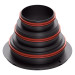 Raccord central principal D125/160/200 mm pour caisson