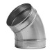 Coude 45° Galva D200 ECONONAME COUD45GALD200