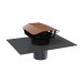 Chapeau de toiture Rouge Tuile 160  CP PERF 160 R Atlantic 428617