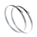 Jeu de 2 colliers de serrage plats ⌀160-200