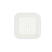 Grille ronde D125 blanche