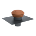 Chapeau toiture plastique ⌀160 tuile
