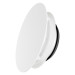 Bouche de ventilation design D125 ronde blanche