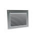 Grilles à auvents en aluminium brut GA AL 190 x 80 - 6826 ANJOS