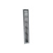 Grilles à auvents en aluminium brut GA AL 50 x 190 - 6861 6861 ANJOS