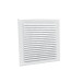 Grilles à auvents en aluminium prélaqué blanc GA BL 200 x 200 - 6705 ANJOS