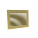 Grilles à auvents en aluminium prélaqué doré GA DO 210 x 165 GAM - 8055 ANJOS