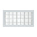 Grille de soufflage Montage mural Couleur blanche