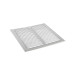 Grille à auvents en aluminium prélaqué blanc 250 x 250 - GABL - ECONONAME - GABL250GAM - 3664132004700